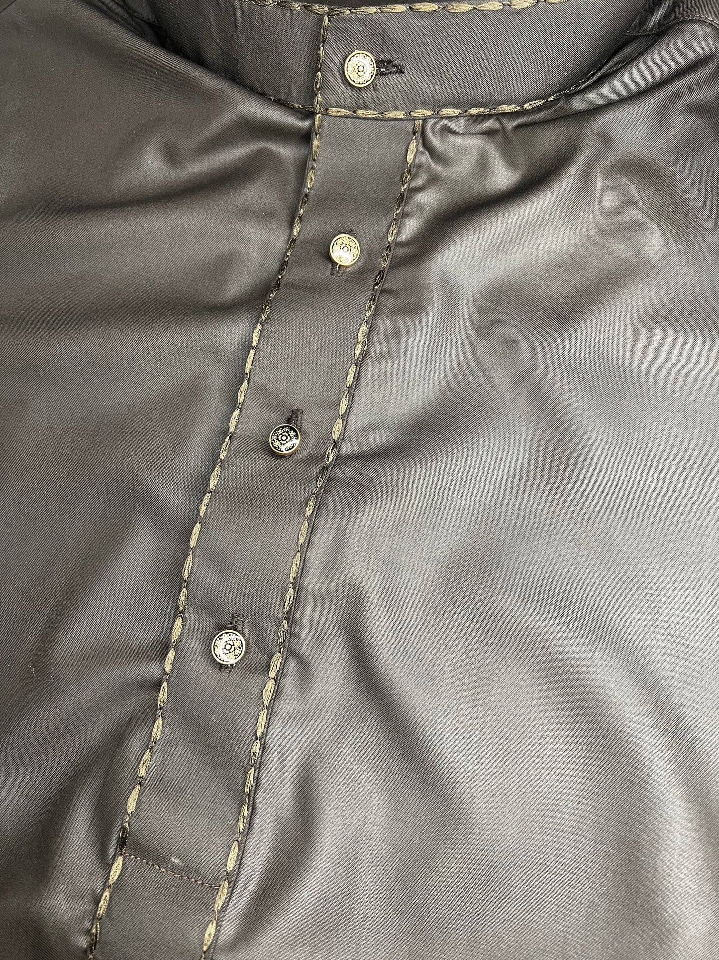 Brown Pathani Shalwar Kameez