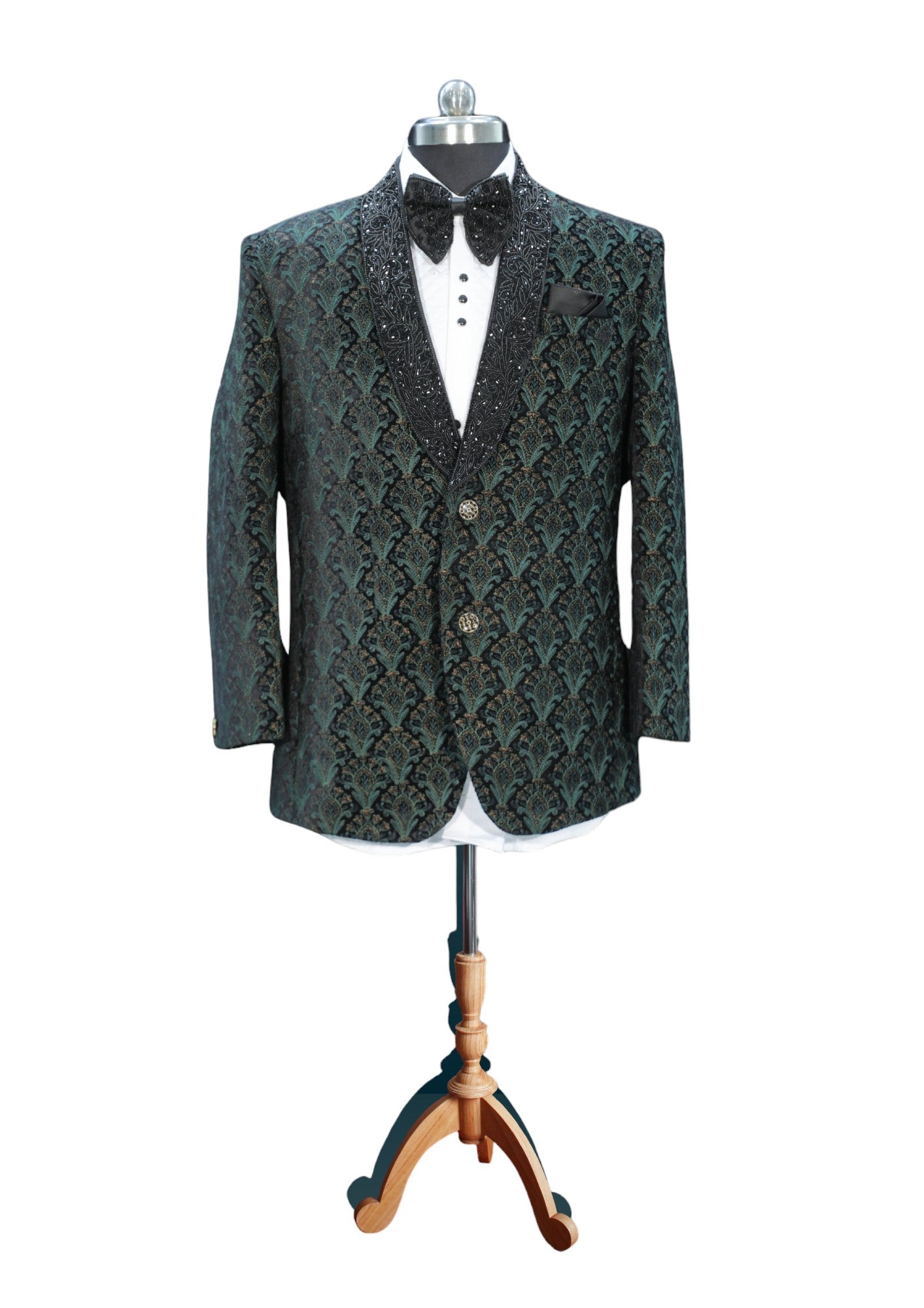 Maharajas Custom Artisanal Shawl Lapel Designer Tuxedo