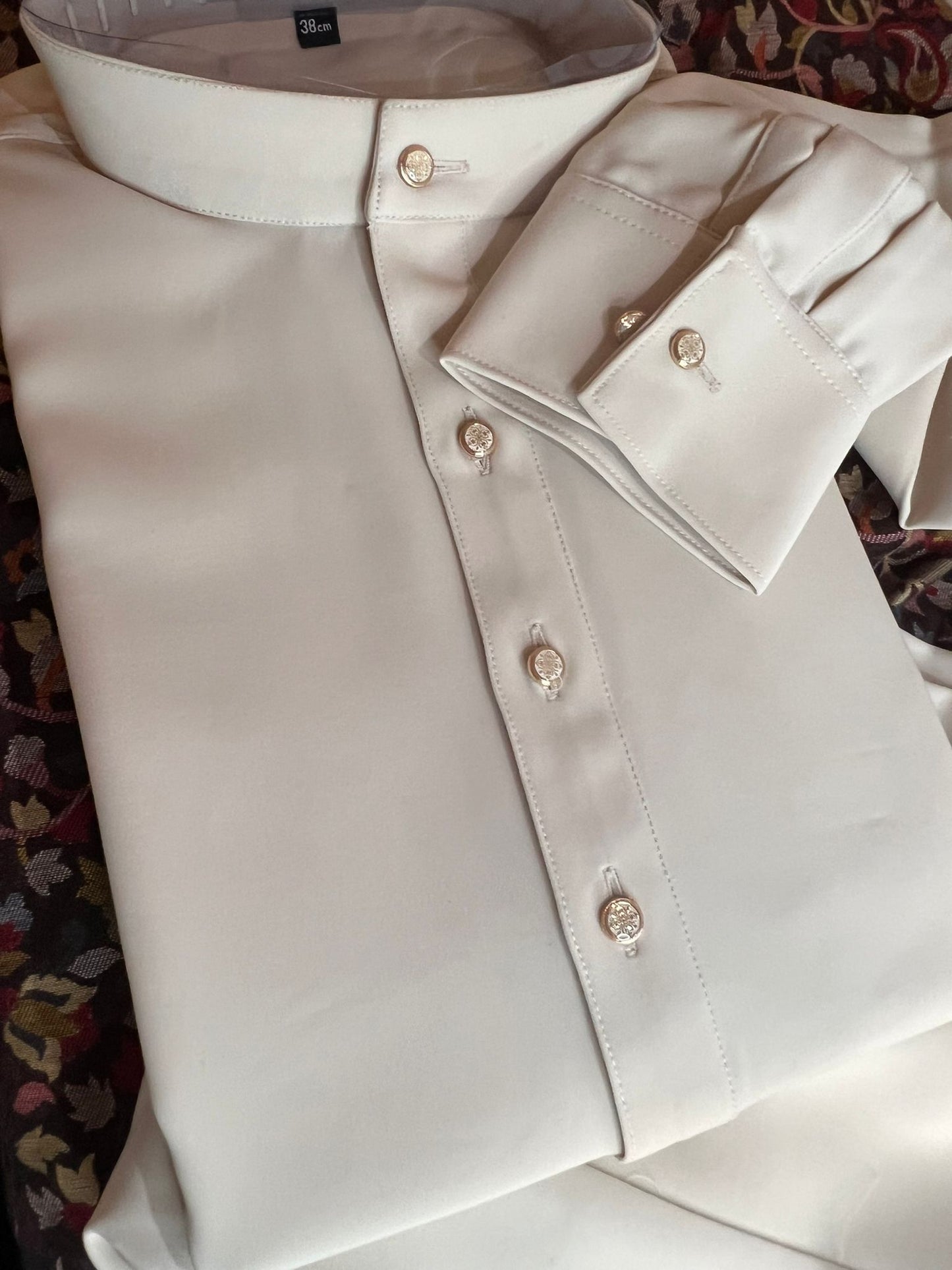 Off White Luxury Fabric Designer Wrinkle Free Shalwar Kameez