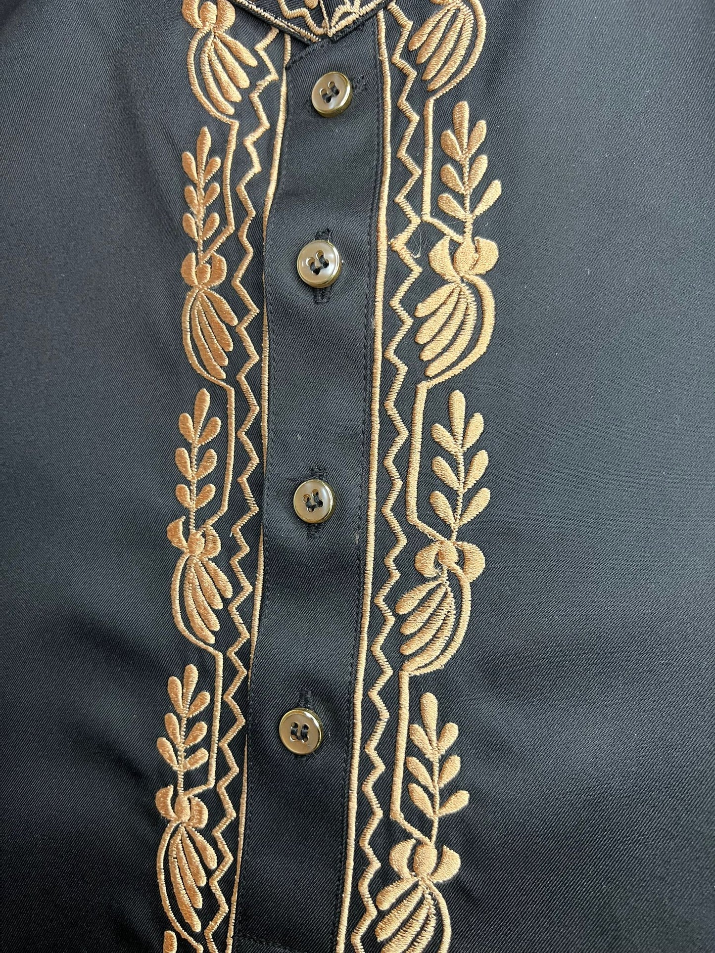 Maharajas Custom Gold Collar Shalwar Kameez