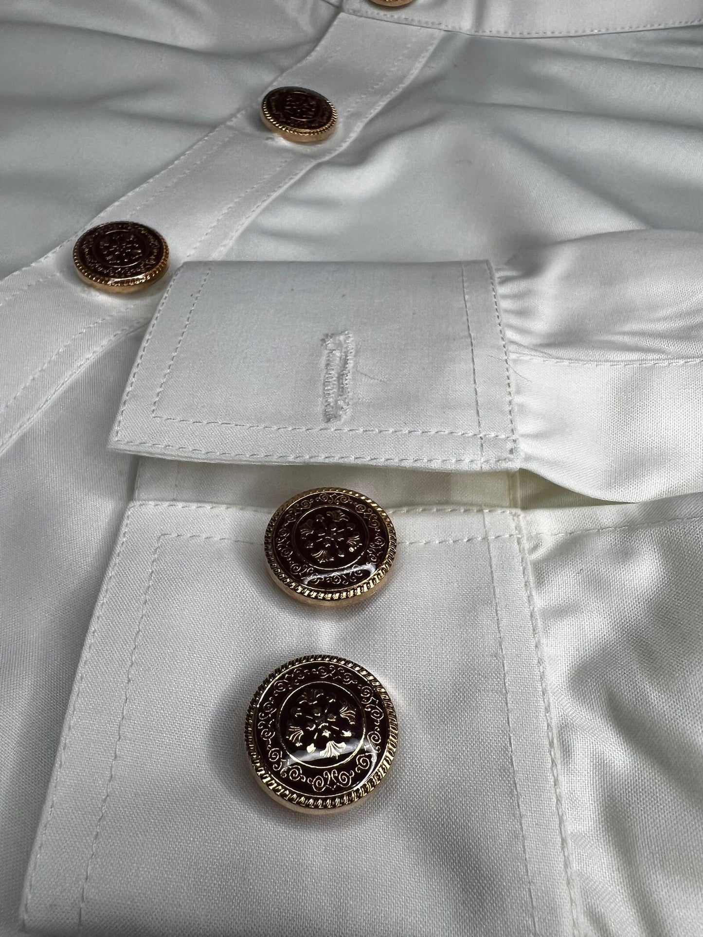 Maharajas Designer Off White Shalwar Kameez